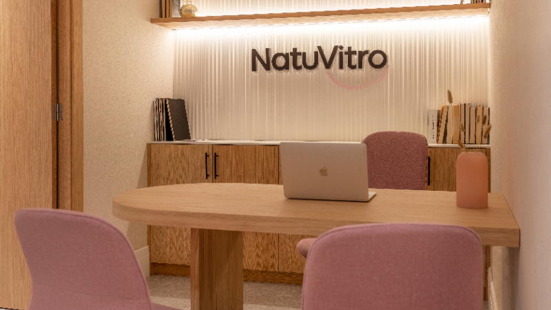 Photo inside of Natuvitro Clinic in Barcelona